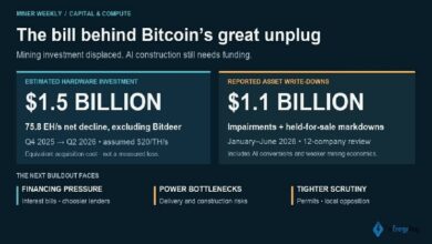 «Великий отказ» от биткоина: аппаратное обеспечение стоимостью 1,5 млрд долларов, стоящее за переориентацией на ИИ «Великий отказ» от биткоина: аппаратное обеспечение стоимостью 1,5 млрд долларов, стоящее за переориентацией на ИИ